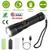 Tactical LED Flashlight Zoomable Rechargeable Search Light Torch 50000LM w/ 5Modes SOS Night Light For Night Walking Adventures